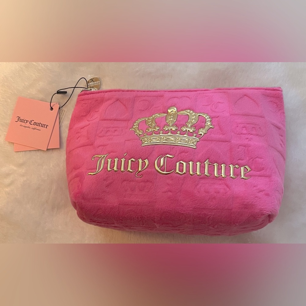 JUICY COUTURE Pink Cosmetic Bag NEW!